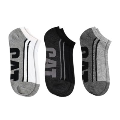 Image showing  Men's Half Cushion No-Show Socks, 3-Pack