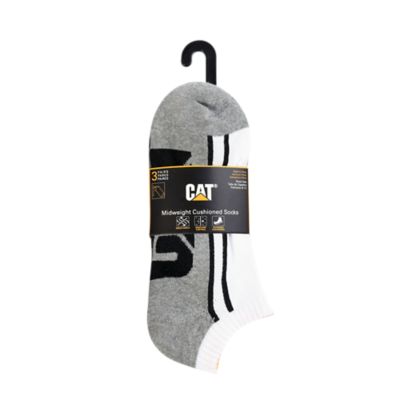 Image showing  Men's Half Cushion No-Show Socks, 3-Pack