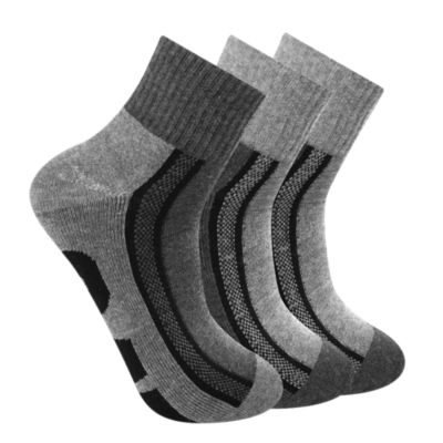 Cat Men's Half Cushion Quarter Socks, 3 Pk., Ct346708ta-Wht