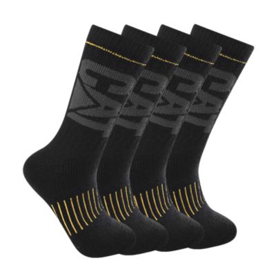 CAT Men's Full Cushion Boot Socks, 4-Pack