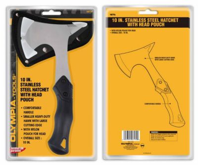 Olympia 10 in. Stainless Steel Hatchet