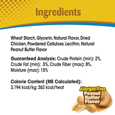 Image showing  Grande Peanut Butter Flavor Dog Chew Treats