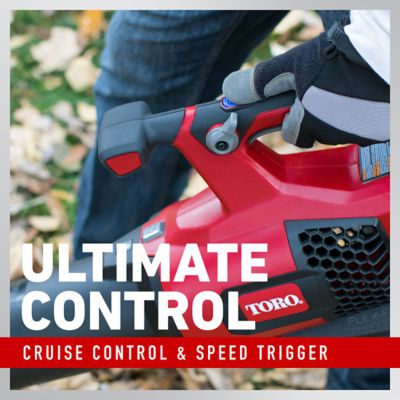 Image showing 7 th Toro 60V MAX 605 CFM Brushless Leaf Blower - 2.5Ah Battery Included
