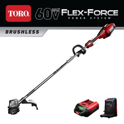 Toro 16 in. Cordless 60V MAX Flex-Force Brushless 14 in./16 in. String  Trimmer, Battery and Charger Included at Tractor Supply Co.