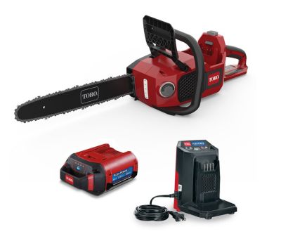 Image showing  Flex-Force 16 in. 60V Max Cordless Chainsaw, Battery and Charger Included
