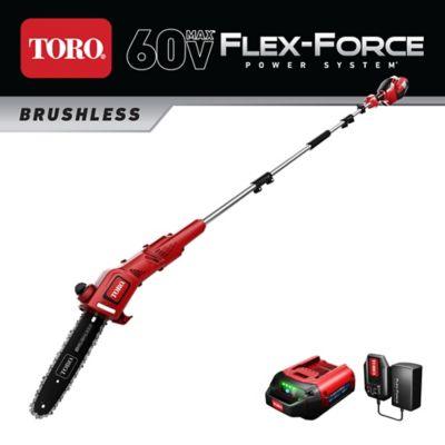 Toro 10 in. 60V Cordless Max Flex-Force Pole Saw, Battery and Charger Included, 51870