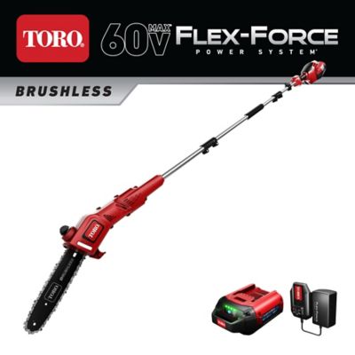 Toro 10 in. 60V Cordless Max Flex-Force Pole Saw, Battery and Charger Included