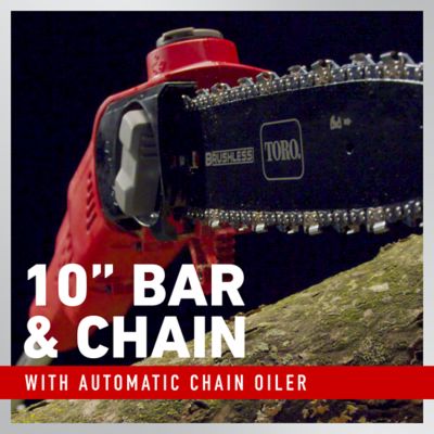 Image showing 6 th Toro Flex-Force 10 in. 60V Max Cordless Pole Saw, Battery and Charger Included