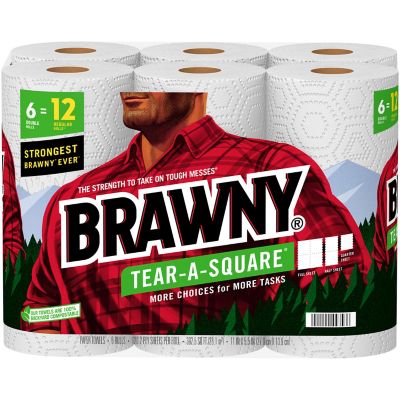 Brawny Pick-A-Size 2-Ply Half Sheet Premium Paper Towels, 12 ct.