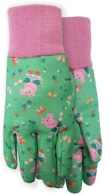 midwest gloves kids' peppa pig gripper gloves, 1 pair