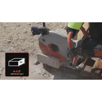 Evolution R300DCT 12 in. Corded Concrete Saw with Diamond Blade