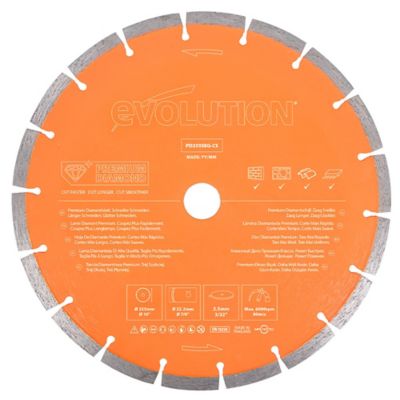 Evolution 10 in. 18-Tooth Premium Concrete Saw Diamond Blade