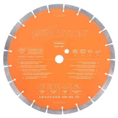 Evolution 12 in. 21-Tooth Premium Concrete Saw Diamond Blade