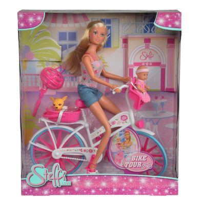 Image showing  Steffi Love Bike Tour with Bike and Doll