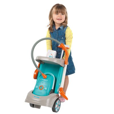 Image showing  Smoby Rowenta Cleaning Trolley with Vacuum Cleaner