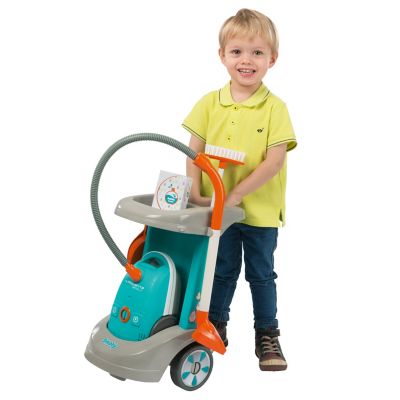 Image showing  Smoby Rowenta Cleaning Trolley with Vacuum Cleaner