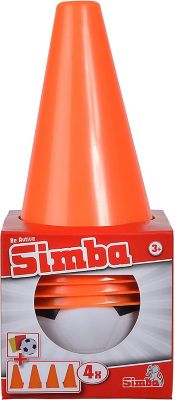 Image showing  Soccer Cone Set, Includes 4 Cones, 1 Ball, 1 Yellow and 1 Red Card