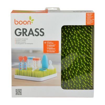 Image showing  Boon GRASS Countertop Drying Rack, Spring Green