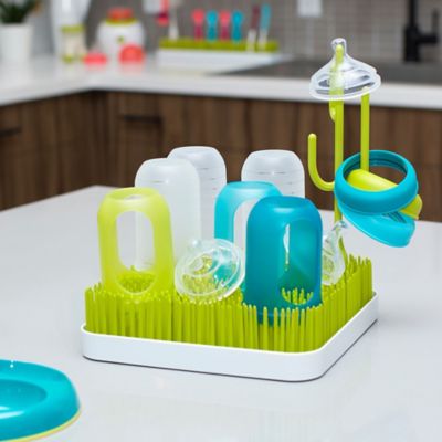 Image showing 5 th TOMY Boon GRASS Countertop Drying Rack, Spring Green