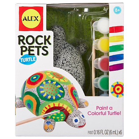 ALEX Toys Rock Pet Turtles Arts and Crafts Activity Set