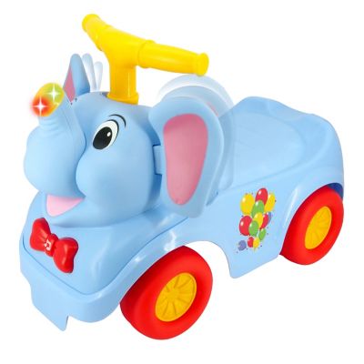 Kiddieland Lights 'N' Sounds Elephant Ride-On Toy