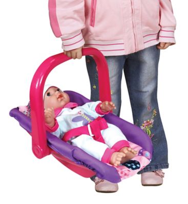 Image showing  11 in. Baby Doll Travel Playset, Baby Doll, Car Seat and Diaper Bag
