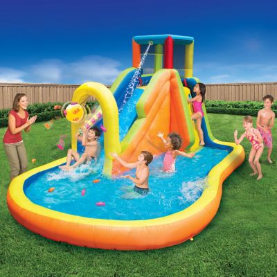 Image showing  Inflatable Pinata Bash Party Slide Water Park