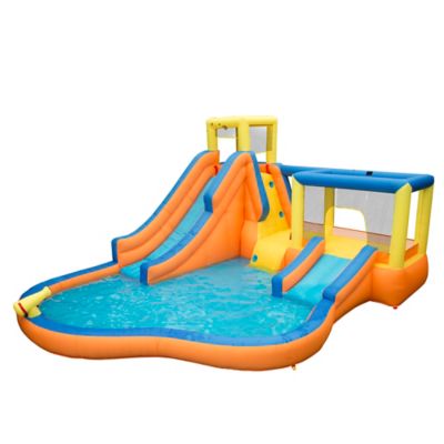 Image showing  Inflatable Slide 'N Bounce Splash Park