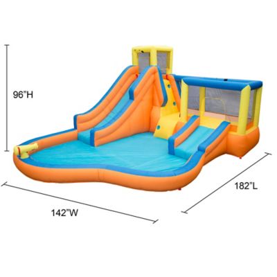 Image showing 8 th Banzai Inflatable Slide 'N Bounce Splash Park