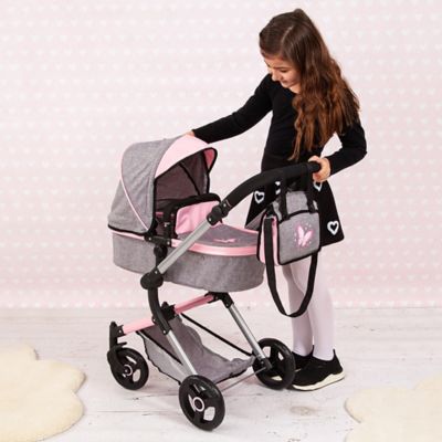 Image showing  Baby Doll Pram City Vario Baby Doll Stroller for Dolls Up to 20 in.