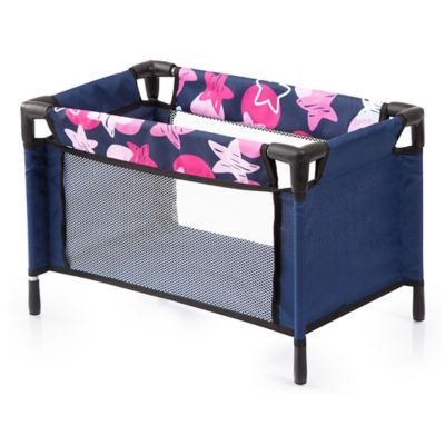 Image showing  Baby Doll Accessory and Travel Set, Includes Travel Bed, Diaper Bag and High Chair, 9-Pack