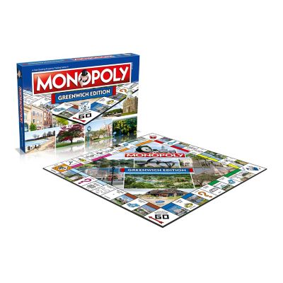 Image showing  Community Monopoly Greenwich Game, 2-6 Players, For Ages 8+