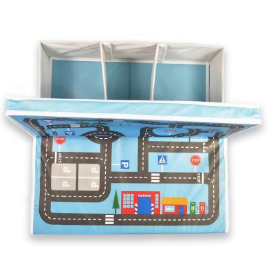Image showing  Pop-It-Up Garage with Road Playmat and Storage Box