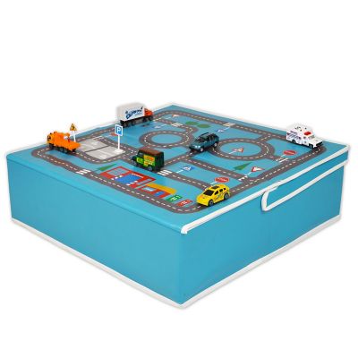 Image showing  Pop-It-Up Garage with Road Playmat and Storage Box
