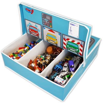 Image showing  Pop-It-Up Garage with Road Playmat and Storage Box