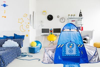 Image showing  Pop-It-Up Rocket Play Tent with Lights