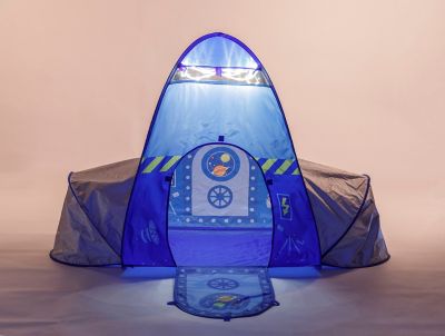 Image showing 5 th Fun2Give Pop-It-Up Rocket Play Tent with Lights