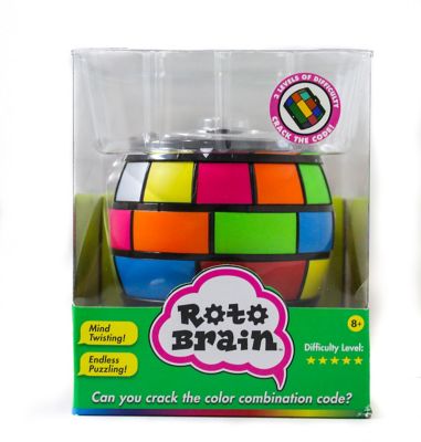 Roto Brain 3D Puzzle Sphere Brain Teaser Puzzle Game to Fidget, Twist, Turn