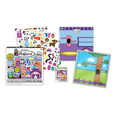 Image showing  Pets Picture Playset, The Classic Picture Toy That Sticks Like Magic, 145 pc.