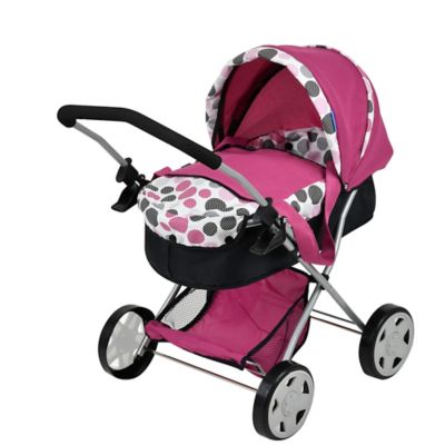 Hauck Pink Dot Toy Doll Pram