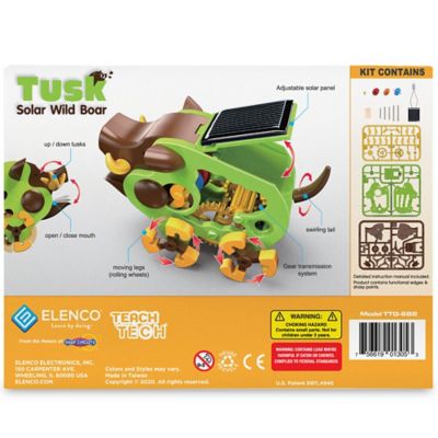 Image showing  Kids' Tusk Wild Boar Solar Robot Crawler STEM Building Set, 47 pc.