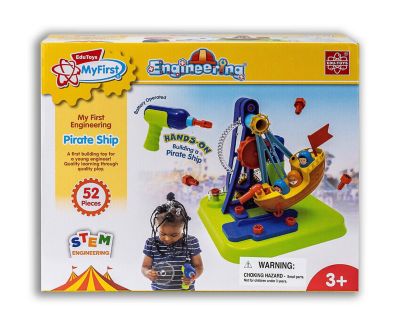 Edu-Toys My First Engineering Pirate Ship STEM Toy