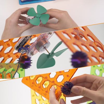 Image showing 5 th Snap Circuits 60 pc. Snap My Home STEM Learning Toy