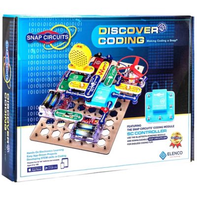 Snap Circuits Elenco Snap Circuits Discover Coding Toy for Kids Ages 8 and Up