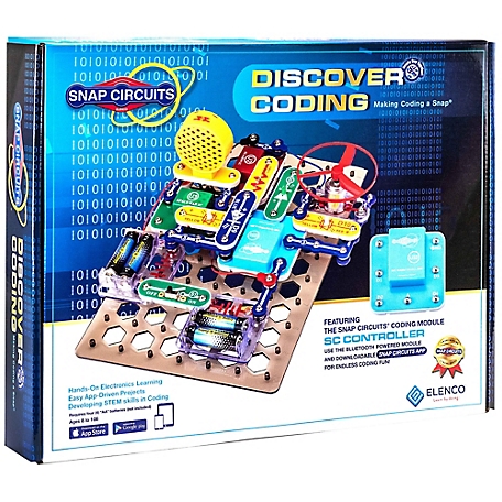Snap Circuits Elenco Snap Circuits Discover Coding Toy for Kids Ages 8 and Up
