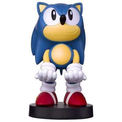 Exquisite Gaming Cable Guy Controller and Phone Holder, Classic Sega Sonic the Hedgehog, 8 in.