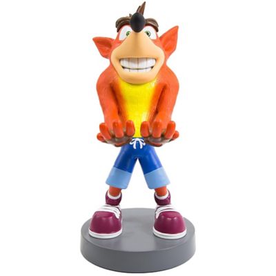 Exquisite Gaming Cable Guy Controller and Phone Holder, Classic Crash Bandicoot, 8 in.