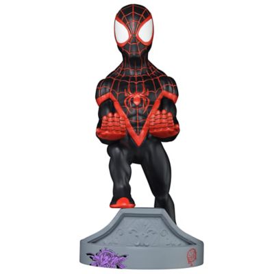 Exquisite Gaming Cable Guy Charging Controller and Device Holder, Miles Morales Spider-Man, 8 in.