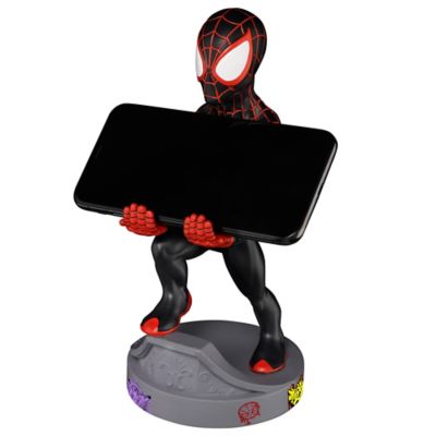 Image showing 6 th Exquisite Gaming Miles Morales Spider-Man Cable Guy Charging Controller and Device Holder, 8 in.