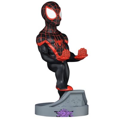 Image showing 8 th Exquisite Gaming Miles Morales Spider-Man Cable Guy Charging Controller and Device Holder, 8 in.